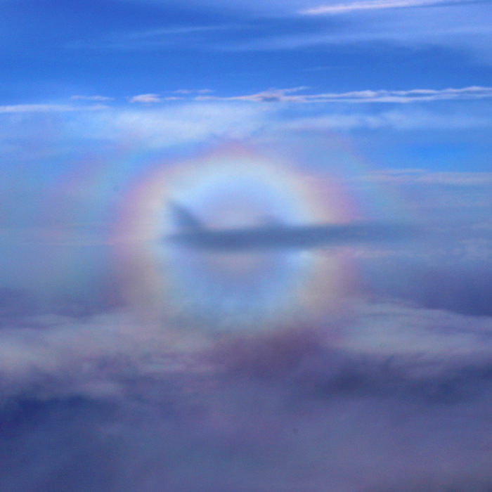ブロッケン現象　飛行機
